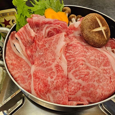 旬彩 心陣_心陣一番人気!鹿児島県産リブロース肉『黒毛姫牛極上すき焼きコース』<120分飲み放題付>