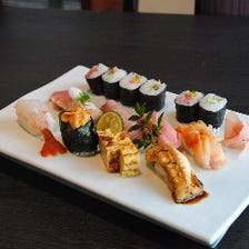 10種類以上の江戸前寿司をご賞味あれ