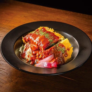 グリル蔵敷 岡山一番街店_岡山県産ピーチポークのデミカツ丼