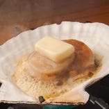 帆立のバター醤油焼き