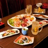 寿司に刺身にと和食の魅力満載の宴会コース