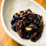 椎茸コロ煮と山椒の和え物