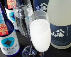 お祝い事の乾杯におすすめな日本酒スパークリングもご用意