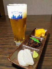 ほろよいセット 960円 蕎麦前にちょっと一杯
