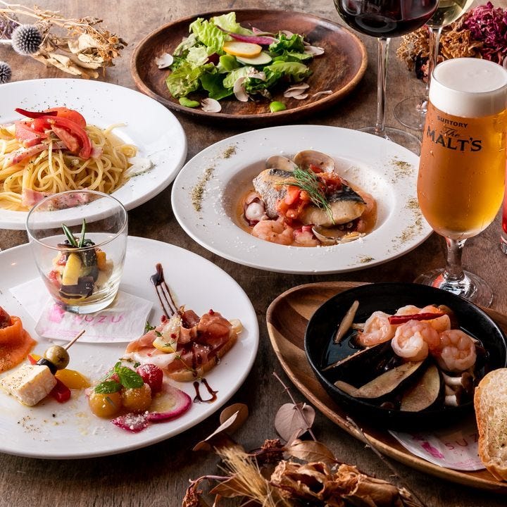 Suzu Cafe Ginza メニュー コース料理 ぐるなび