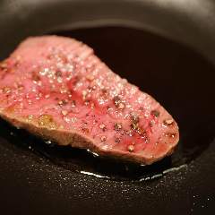 メインのステーキ