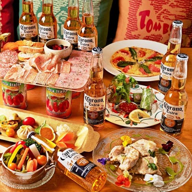 贅沢個室と&肉バル TOMBOY 赤坂店_【スパークリングワインも飲み放題★】2H飲み放題+9品イタリアン歓送迎会◎コース6480円