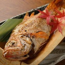 鳥取産ノドグロの塩焼き