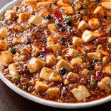 ビールが進む！山椒を利かせた本格派。憲二郎特製麻婆豆腐