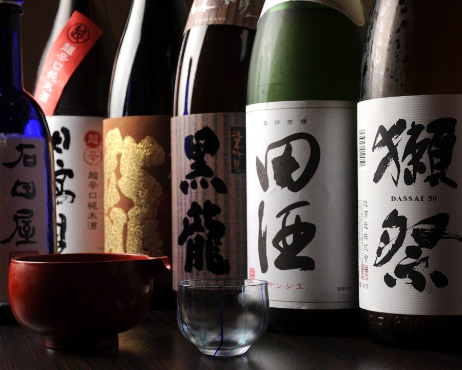人気銘柄の日本酒もあります
お食事とともにお愉しみください