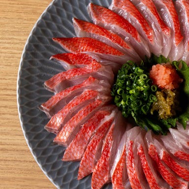 金目鯛の佐藤_おすすめは「金目鯛のしゃぶしゃぶ」