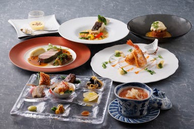 THE DINING シノワ 唐紅花＆鉄板フレンチ 蒔絵  コースの画像