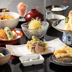 お昼の天ぷらコース『葵』ランチ会やミーティングにおすすめ＜平日限定ワンドリンクプレゼント＞