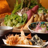 【四季を感じる食材】
旬を逃さない鮮度の良さが自慢です