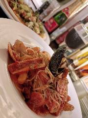 　ペスカトーレ シーフードたっぷり　自慢のトマトソース