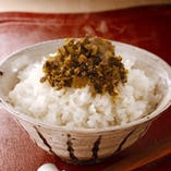 博多名物「明太高菜」
病みつきになる方が続出！