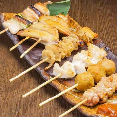 焼きたて！5本盛り 「おまかせ串焼き5本盛り」924円