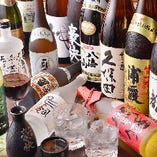 焼酎や日本酒も各種取り揃えています。