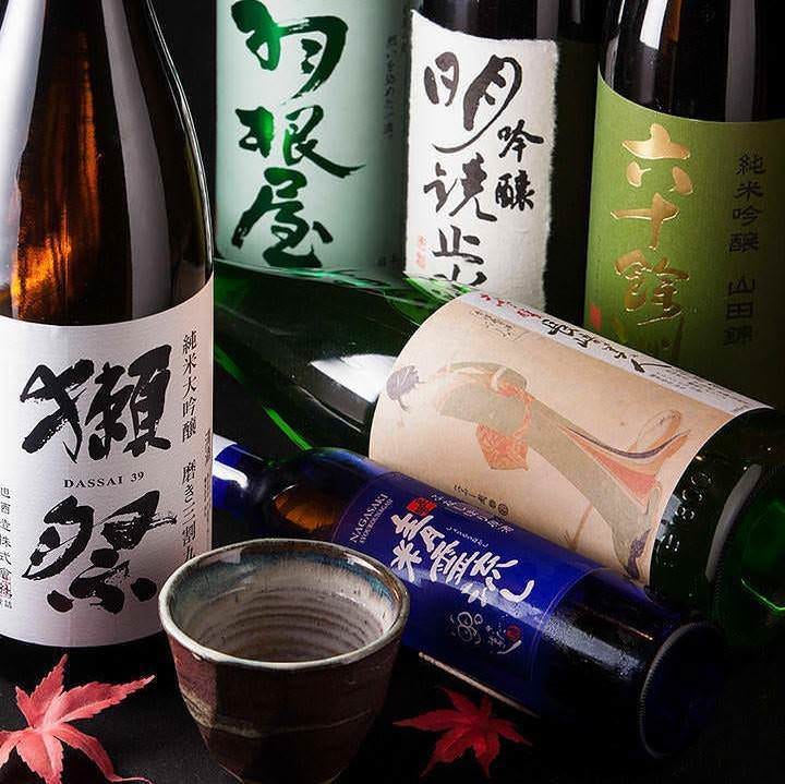 九州の地酒は日本酒・焼酎共に種類豊富に揃えております！