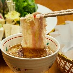 【個別鍋の出汁しゃぶ】四季会席 「賞花しょうか」（厳選豚肉）＊前日までの要予約