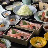 【蟹・和牛・厳選豚肉】名物出汁しゃぶ