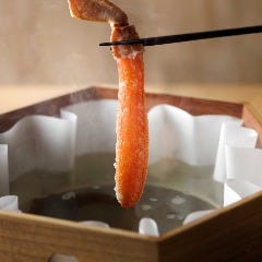 【個別鍋の出汁しゃぶ】四季会席 「貴船 きふね」（ずわい蟹、和牛サーロイン、厳選豚肉）前日までの要予約
