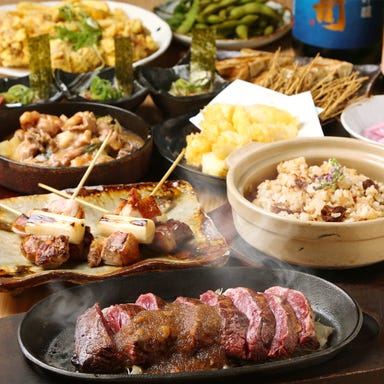 らいおん丸 近江八幡店_【1番人気】 炭火ハラミステーキとお造りや白イカ極天婦羅が主役の贅沢宴会 90分飲み放題全11品