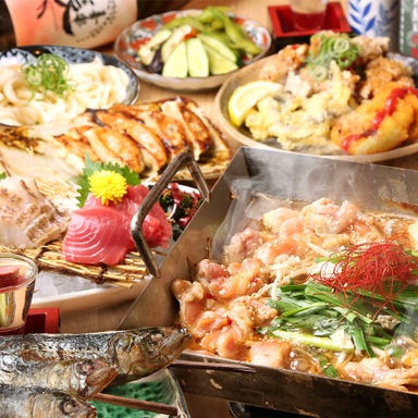 らいおん丸 近江八幡店_【日~木限定】生ダレ漬けホルモンのもつ焼きと大羽イワシ1匹付のお手軽プラン90分飲み放題全9品