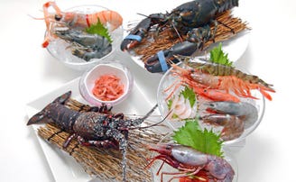 銀座 海老料理 和牛レストラン マダムシュリンプグレイス東京 メニュー 海老の種類と効能 ぐるなび