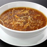 干貝柱とフカヒレのスープ