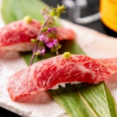 神戸牛 炙り寿司