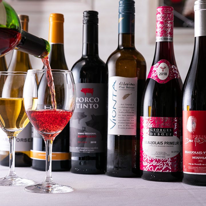 中華×ワインの出会いをお楽しみください♪豊富なラインナップ 本格香港点心と個室空間 CHINA DOLL 新宿アイランドタワー店_中華×ワインの出会いをお楽しみください♪豊富なラインナップ