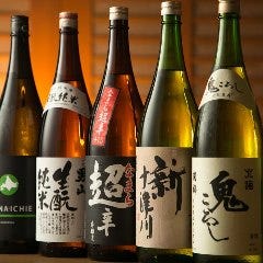 【プレミアム飲み放題】 地酒や本格焼酎が飲み放題に！