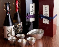 豊富な日本酒で舌鼓