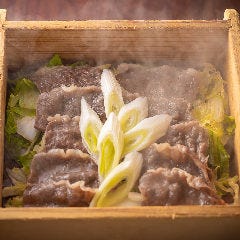 常陸牛もも肉のせいろ蒸し