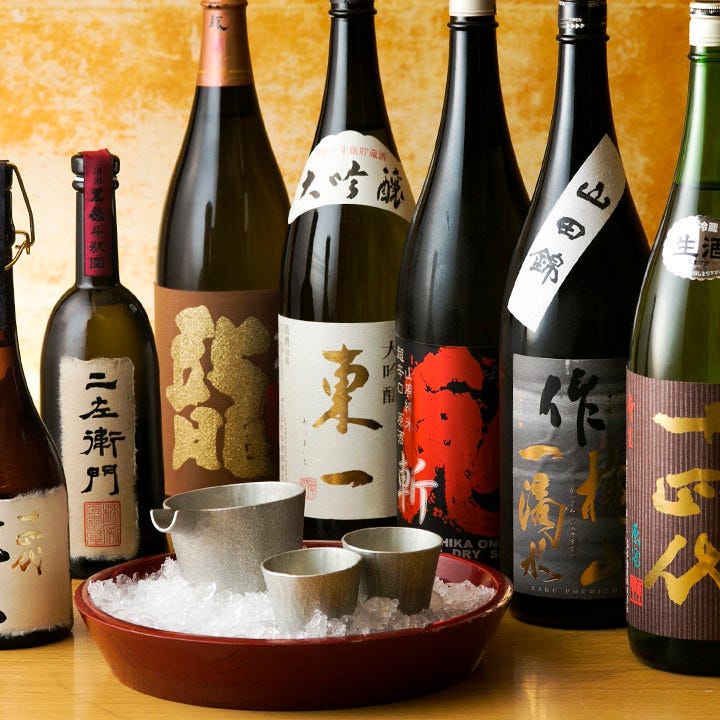 日本酒は季節ごとに違う種類が味わえ何度来ても飽きさせません