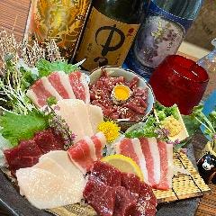 熊本県産馬刺 ・赤身・フタエゴ・タテガミ・ハツ