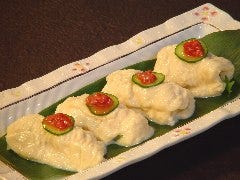 長芋とチーズの湯葉巻