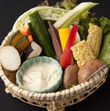 食べ放題のサイドメニュー「野菜盛り」