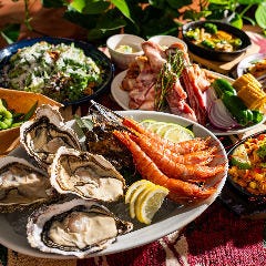 大人気海鮮付きのBBQコースも受付スタート！
