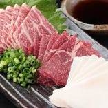 【馬刺しプラン】2時間半制フリードリンク付き（食事のみ7,000円/個人盛り）