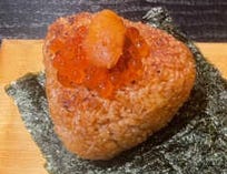 生雲丹とイクラの焼おにぎり