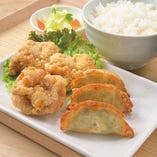 鍋まる餃子＆唐揚げセット