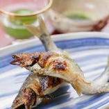 稚鮎の塩焼き