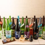 西北で珍しい日本酒を極めるお店！
各コースお1人様プラス1000円で、地酒約20種も飲み放題に