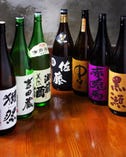 こだわりの日本酒、焼酎も多数取り揃え！
