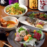 魚と肉、両方楽しめるコース