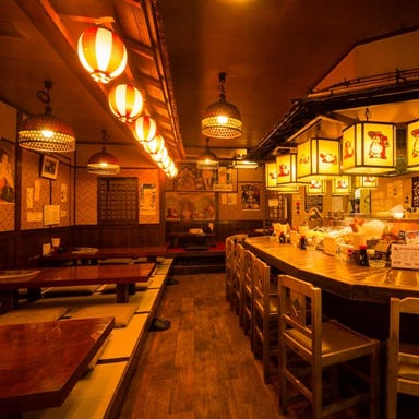 越乃赤たぬき 古町店_カウンター席