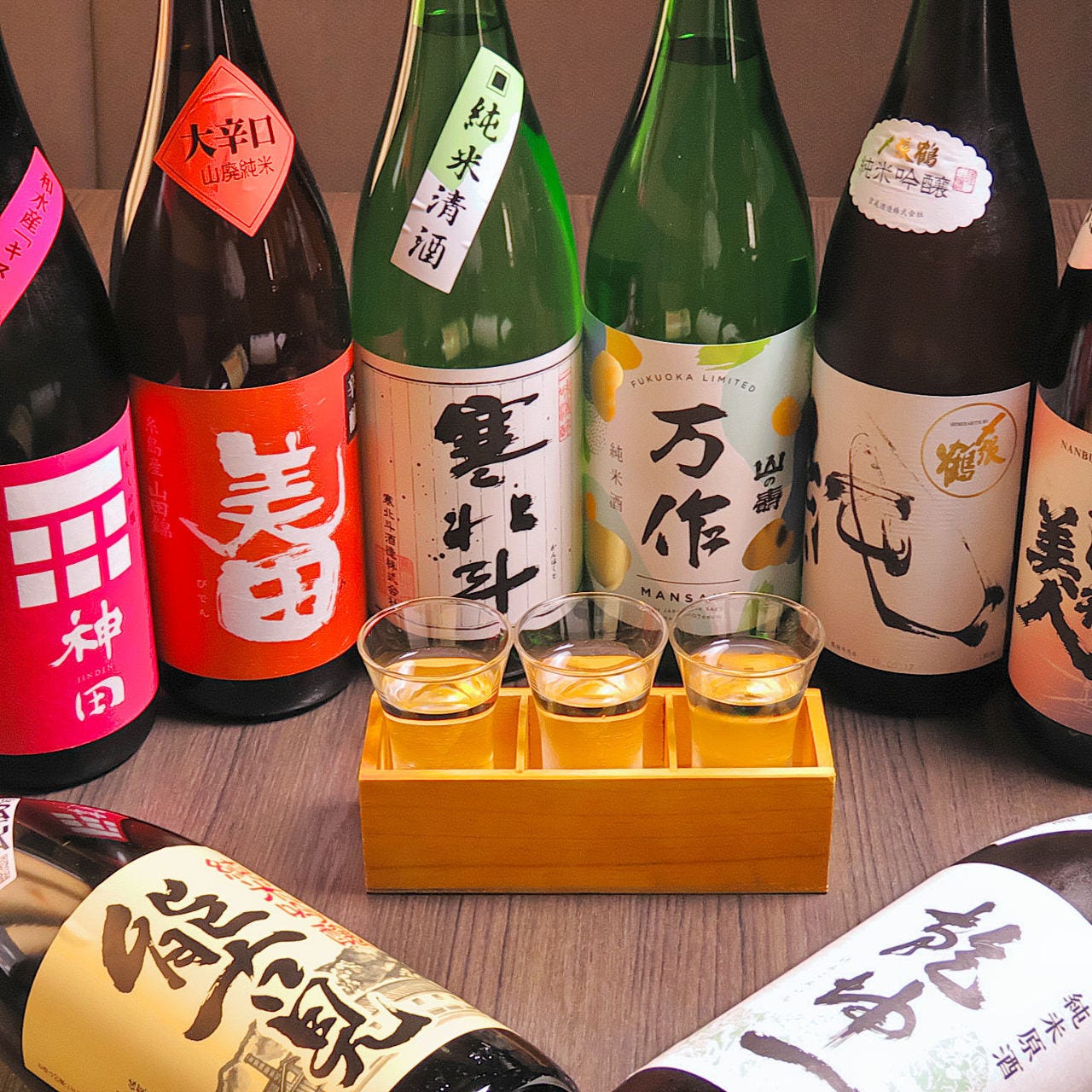 日本酒、多数取り揃えております