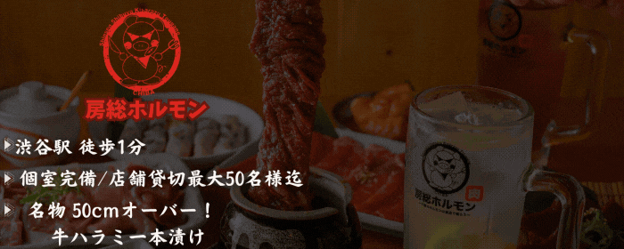 焼肉個室 渋谷の房総ホルモン